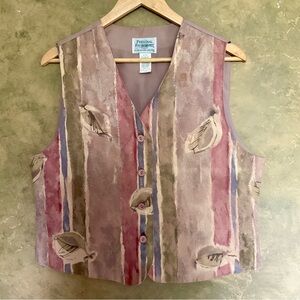 Northern Traditions Vintage | 90s Tapestry Vest | Art Teacher | L